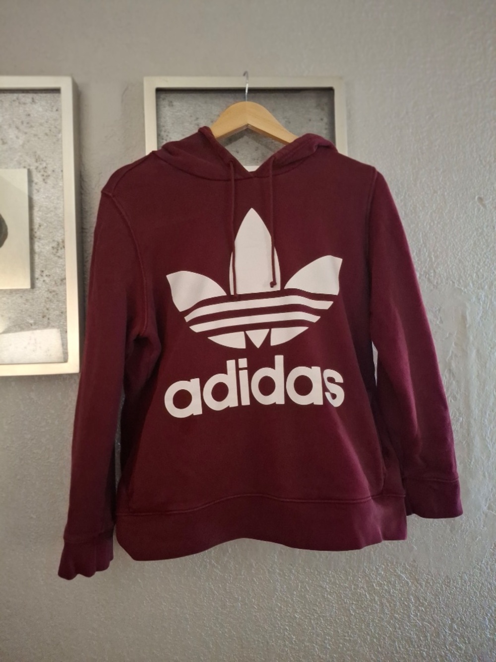 Maroon Adidas Hooded Sweatshirt and Matching Mini Dress